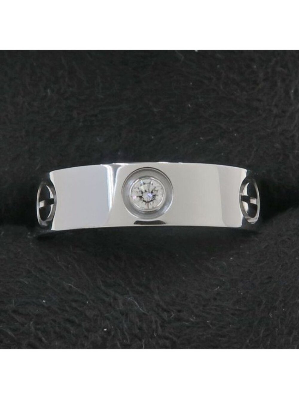 Cartier Love Ring Half Diamond